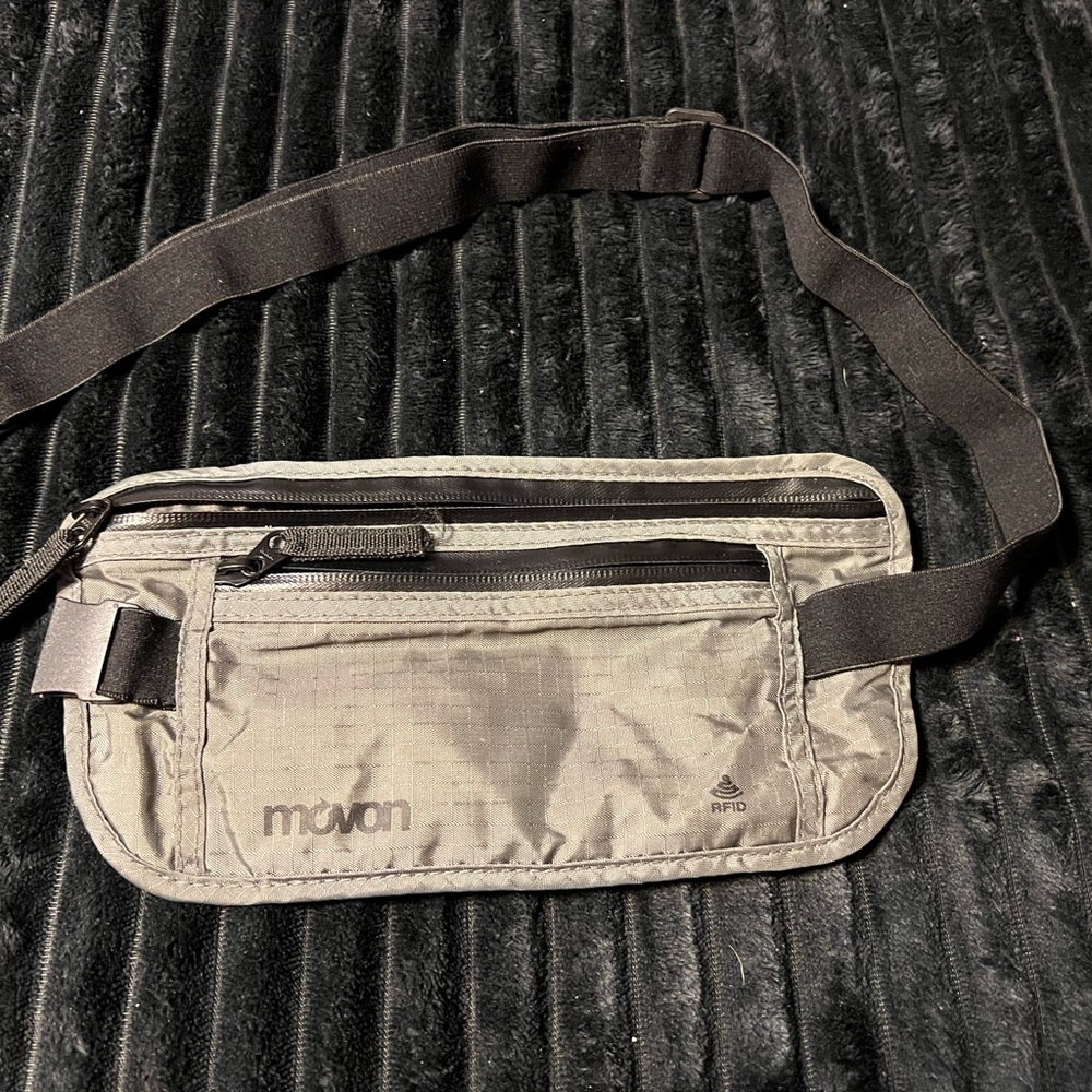 Gray Belt Bag